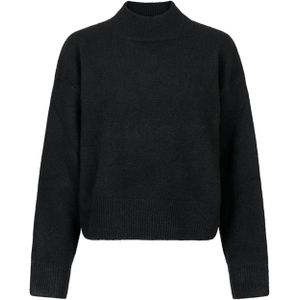 Neo Noir - Paulina - Gebreide Pullover - Dames - Relaxed Fit - Opstaande Kraag