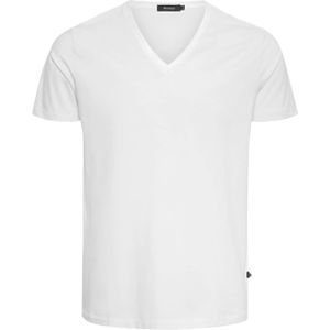 Matinique T-shirt wit (Maat: S) - Effen - Halslijn: V-hals,