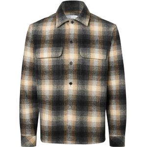 Samsøe Samsøe Overshirt bruin (Maat: XL)