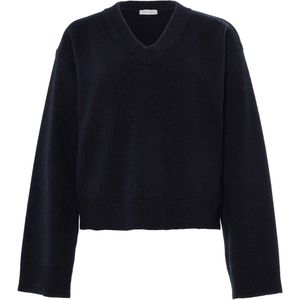 Club L'Avenir Dames trui blauw (Maat: L) - Effen - Halslijn: V-hals,