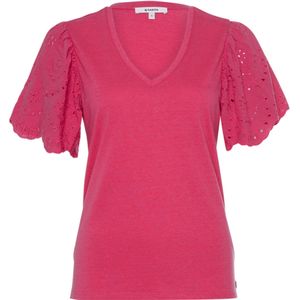 Garcia T-shirt roze (Maat: XS) - Halslijn: V-hals,