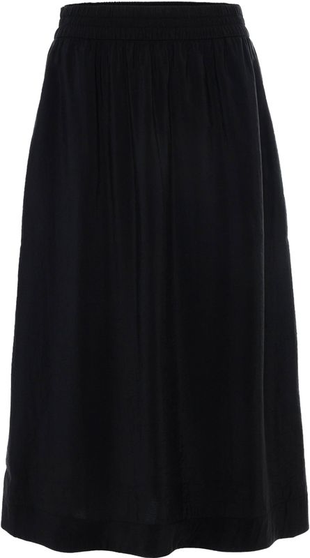 Opus - A-lijnrok - Zwart - Met Elastische Tailleband