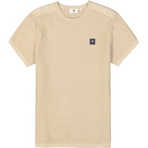Garcia T-shirt beige (Maat: L) - Effen - Halslijn: Ronde hals,