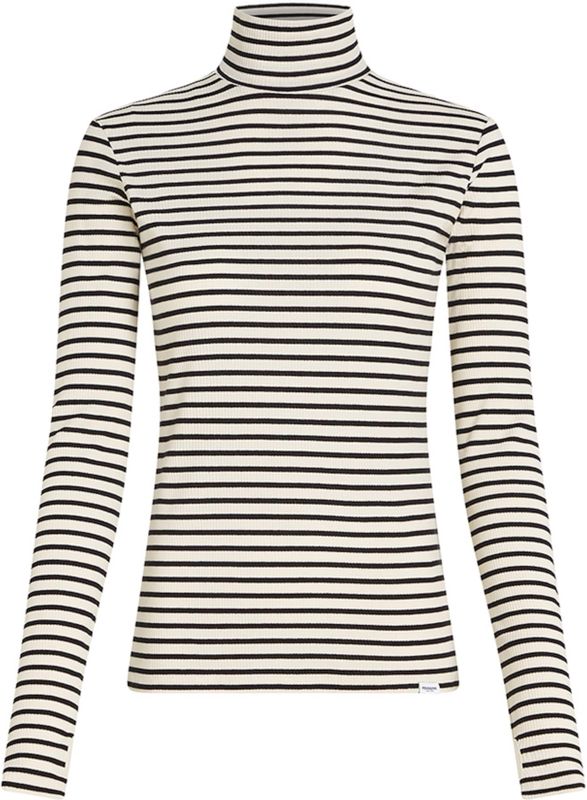 Penn & Ink - W25F1761LTD - Top - Midden Beige - Lange Mouw