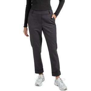 Yaya - Pantalon - Zwart - Dames - Met Elastische Taille