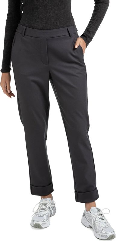 Yaya - Pantalon - Zwart - Dames - Met Elastische Taille