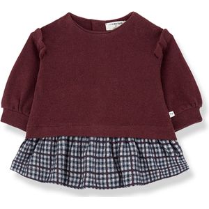 One More in the family Jurk bordeaux (Maat: 6M) - Baby