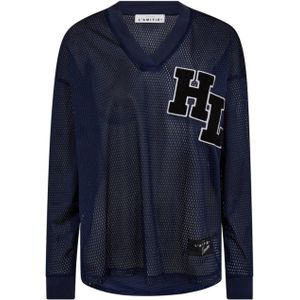 Haute L'Amitié - Navy Drift - Blouse Top - Blauw - Dames