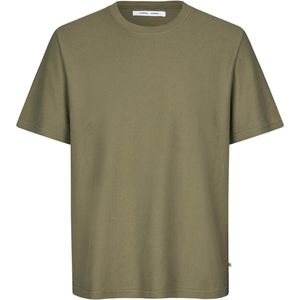 Samsøe Samsøe T-shirt groen (Maat: XL) - Effen - Halslijn: Ronde hals,