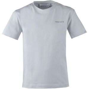 Ambique Jongens t-shirt grijs (Maat: 176) - Effen - Halslijn: Ronde hals,