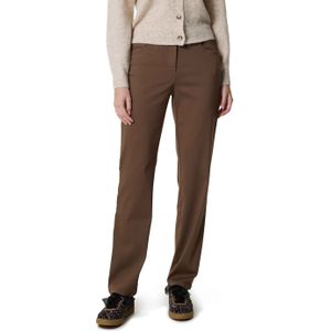 Relaxed by Toni My Beauty dames broek bruin (Maat: 36) - Effen