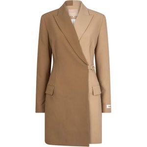 Fayollah Dress - Khaki Light Camel XXS