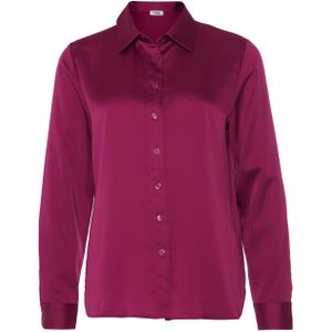 Sommermann Blouse roze (Maat: 48) - Effen - Halslijn: Kraag,