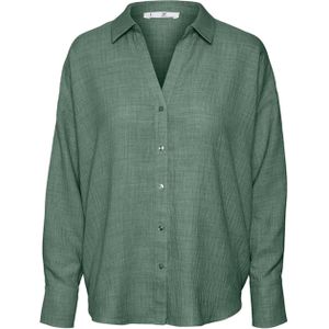 Vero moda Blouse groen (Maat: XS) - Halslijn: Kraag,