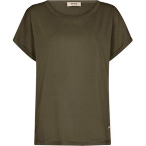 Mos Mosh T-shirt groen (Maat: L) - Glitter - Halslijn: Ronde hals,