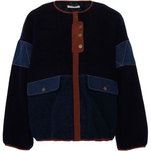 Sessun Dames jas blauw (Maat: L)