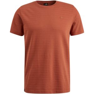 Vanguard T-shirt brique (Maat: XL) - Effen - Halslijn: Ronde hals,