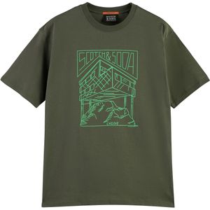 Scotch & Soda - Relaxed Fit - T-shirt - Korte Mouwen