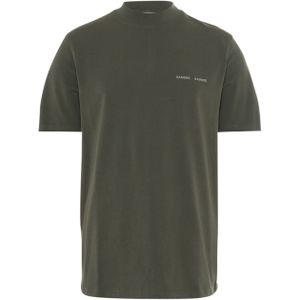 Samsøe Samsøe T-shirt groen (Maat: L) - EffenLogo - Halslijn: Ronde hals,