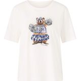 Marc Cain - T-shirt - Motiefprint - Ronde Hals - Puur Katoen - Regular Fit