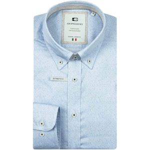 Giordano - Loretto - Casual Hemd - Blauw - Lange Mouw - 527826/61