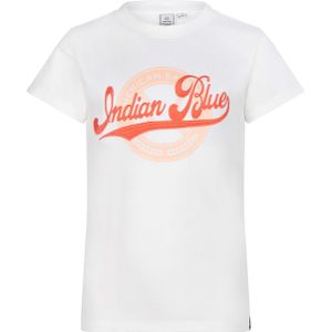 Indian Blue Jeans T-Shirt wit (Maat: 98) - Tekst - Halslijn: Ronde hals,