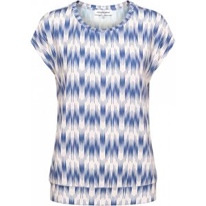 &Co Woman T-shirt blauw (Maat: XL) - Halslijn: Ronde hals,