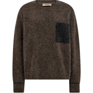 Mos Mosh - MMAlila Mohair Knit - Trui - Bruin