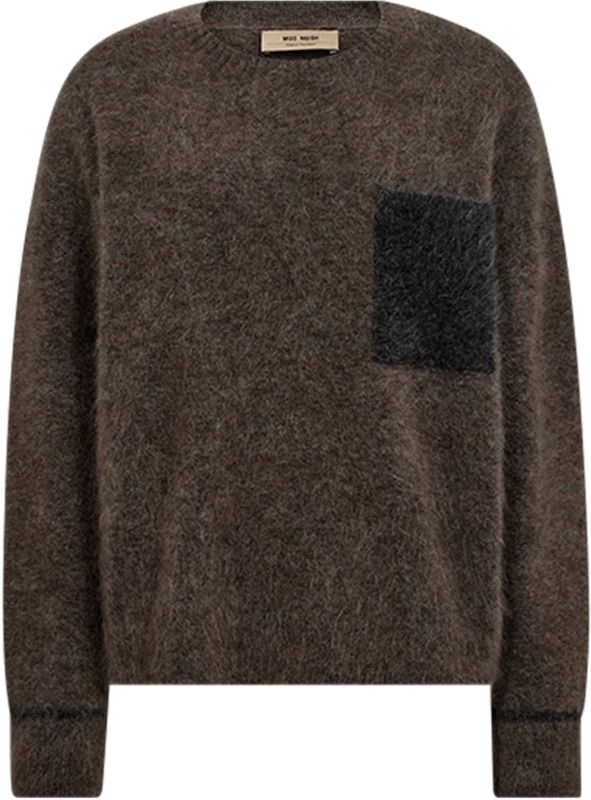 Mos Mosh - MMAlila Mohair Knit - Trui - Bruin