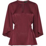 Bruuns Bazaar - Acacia BBVenila - Blouse - Rood - Vleermuismouwen