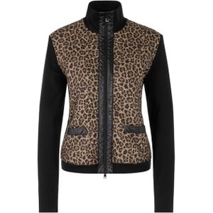 Marc Cain - Gebreid Jack - Dames - Regular Fit - Opstaande Kraag - Ritssluiting