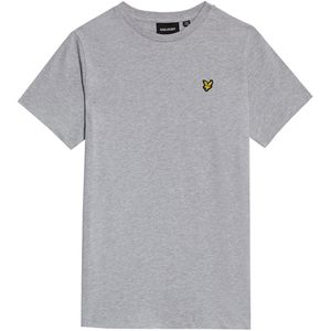 Lyle & Scott Jongens t-shirt grijs (Maat: 146) - Effen - Halslijn: Ronde hals,