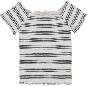 Garcia T-Shirt ecru (Maat: 164) - Streep - Halslijn: Off shoulder,