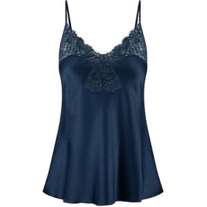 LingaDore Dames pyjamatop blauw (Maat: XL)