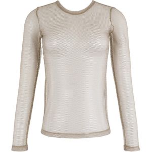 Anna T-shirt zilver (Maat: XL) - Effen - Halslijn: Ronde hals,