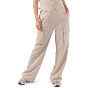 Nukus Hamburg Stripe broek beige (Maat: S)