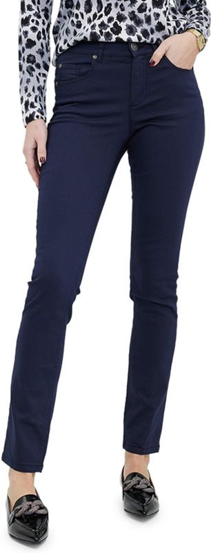 Enjoy 5 Pocket Super Stretch Lang dames broek blauw (Maat: 44)