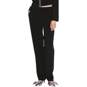 Dante6 Polena straight broek zwart (Maat: 40) - Effen