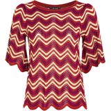 King Louie Top multicolor (Maat: S) - Halslijn: Ronde hals,