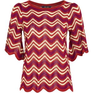 King Louie Top multicolor (Maat: L) - Halslijn: Ronde hals,