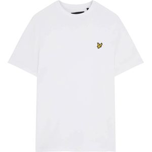 Lyle & Scott T-shirt wit (Maat: XL) - Logo - Halslijn: Ronde hals,