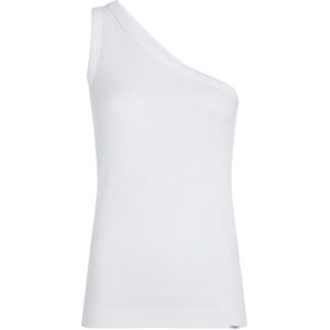 Penn & Ink N.Y. Top wit (Maat: S) - Effen - Halslijn: One shoulder,