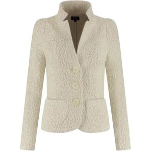 ML COLLECTIONS Blazer ecru (Maat: 38) - Glitter