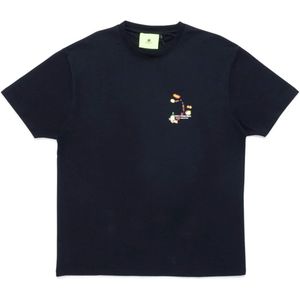 New Amsterdam T-shirt zwart (Maat: M) - Tekst - Halslijn: Ronde hals,
