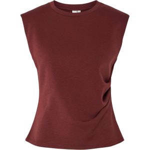 Y.A.S. Dames top bordeaux (Maat: M) - Effen - Halslijn: Ronde hals,
