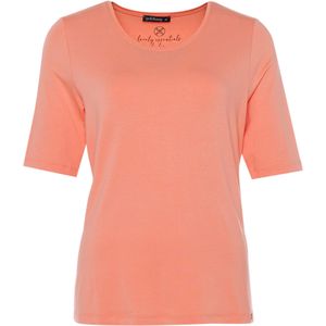 Golléhaug T-shirt oranje (Maat: 42) - Effen - Halslijn: Ronde hals,