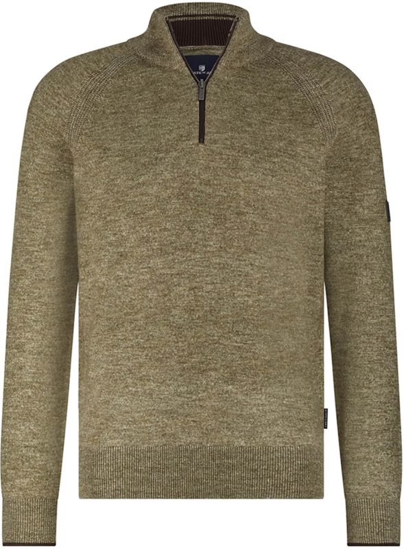 State of Art - Trui - Bruin - Halfzip