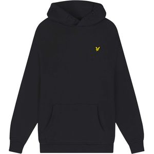 Lyle & Scott Hoodie zwart (Maat: 146) - Effen - Halslijn: Capuchon,