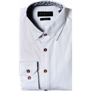 Bugatti - Overhemd - Wit - Modern Fit