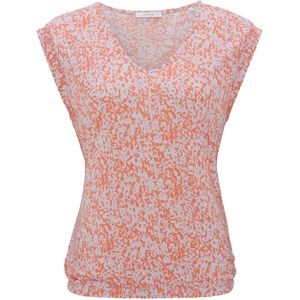 OPUS T-shirt oranje (Maat: 40) - Halslijn: V-hals,